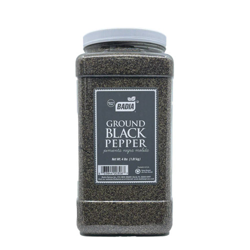 Badia Ground Black Pepper, 4 Pounds, 4 Per Case